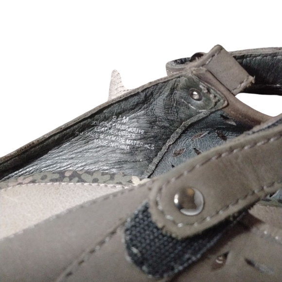 Jambu Army Green Suede Walking Mule Shoes Size 9.5 - Picture 9 of 11